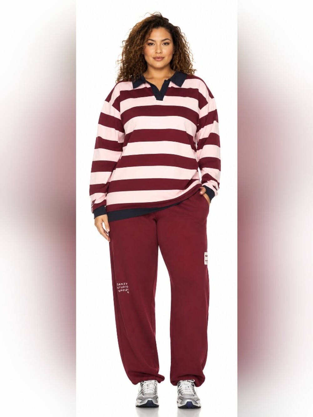 Mayfair Jogger Set Stripped Come As You Are Blokecore Rugby Preppy Sporty 2X New